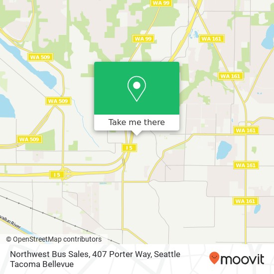 Northwest Bus Sales, 407 Porter Way map