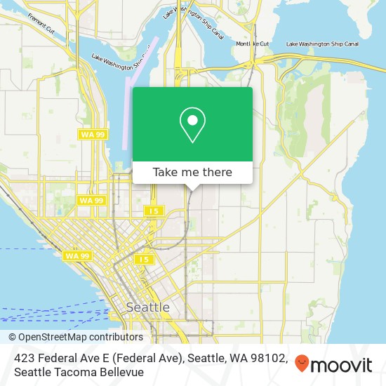423 Federal Ave E (Federal Ave), Seattle, WA 98102 map