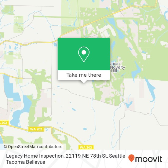 Mapa de Legacy Home Inspection, 22119 NE 78th St