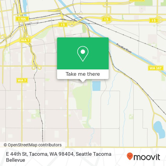 E 44th St, Tacoma, WA 98404 map