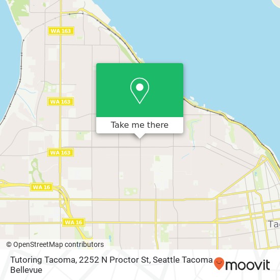 Tutoring Tacoma, 2252 N Proctor St map