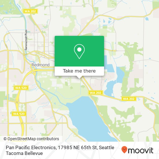 Pan Pacific Electronics, 17985 NE 65th St map