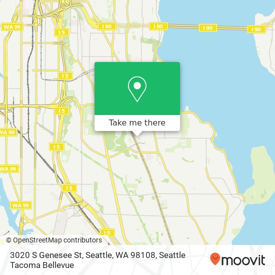 3020 S Genesee St, Seattle, WA 98108 map