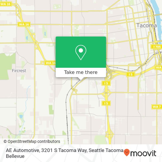 AE Automotive, 3201 S Tacoma Way map