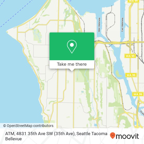 ATM, 4831 35th Ave SW map