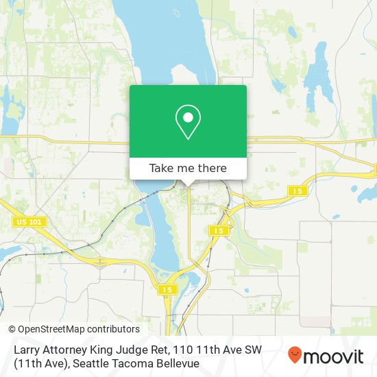 Larry Attorney King Judge Ret, 110 11th Ave SW map