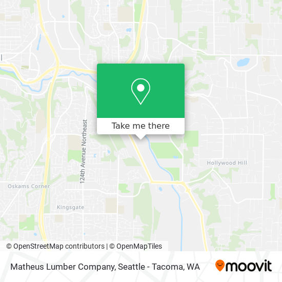 Matheus Lumber Company map