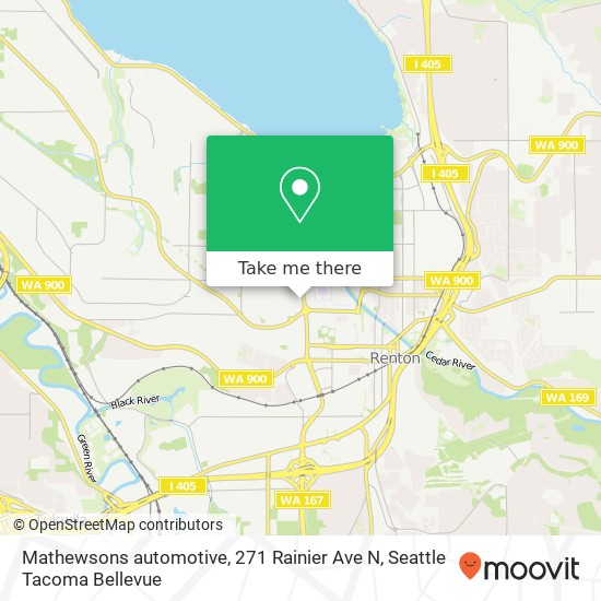 Mapa de Mathewsons automotive, 271 Rainier Ave N