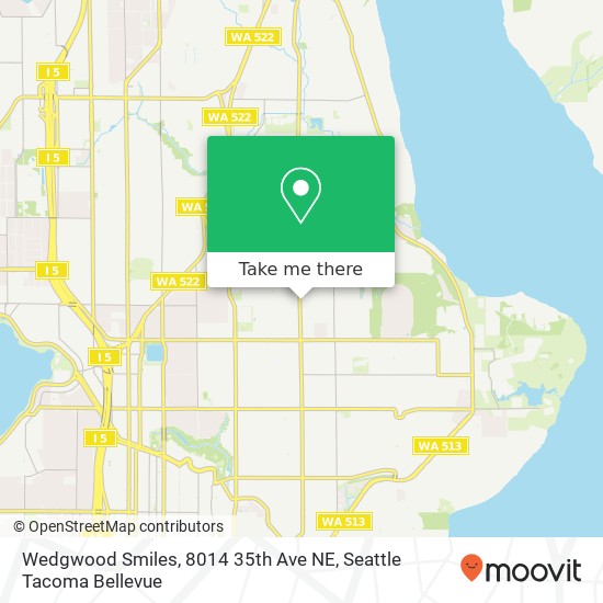 Mapa de Wedgwood Smiles, 8014 35th Ave NE