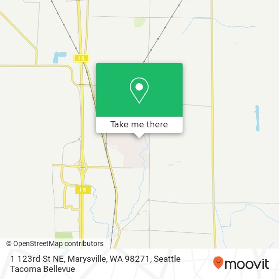 Mapa de 1 123rd St NE, Marysville, WA 98271