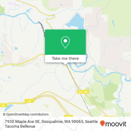 7930 Maple Ave SE, Snoqualmie, WA 98065 map