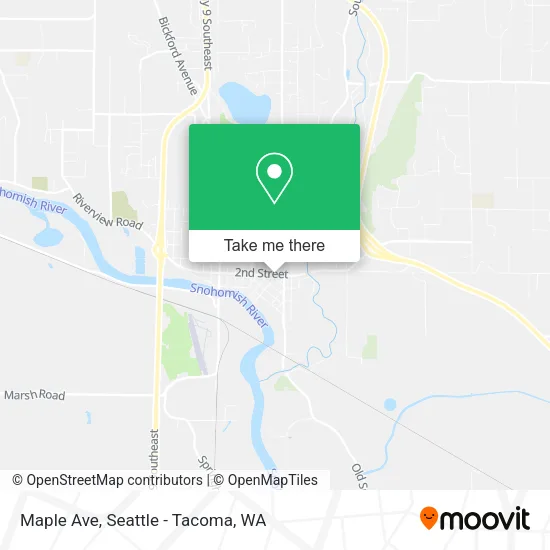 Maple Ave map