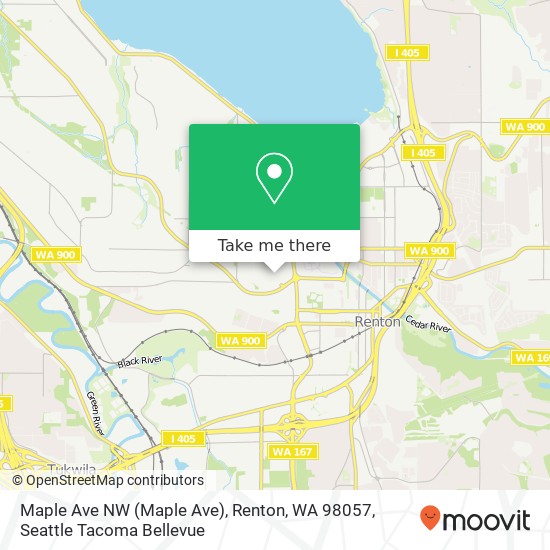 Maple Ave NW (Maple Ave), Renton, WA 98057 map