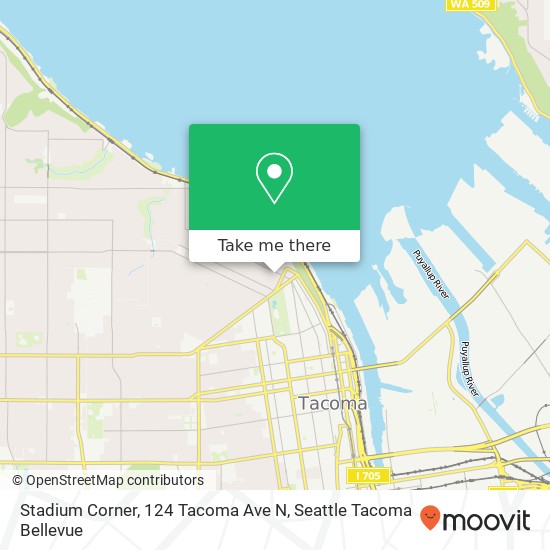 Stadium Corner, 124 Tacoma Ave N map