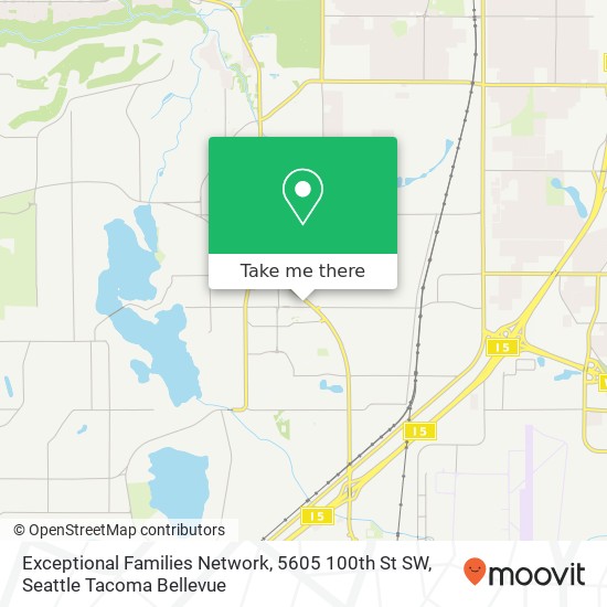 Exceptional Families Network, 5605 100th St SW map