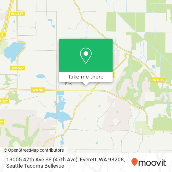 Mapa de 13005 47th Ave SE (47th Ave), Everett, WA 98208