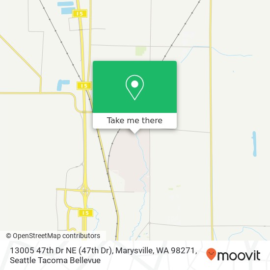 Mapa de 13005 47th Dr NE (47th Dr), Marysville, WA 98271