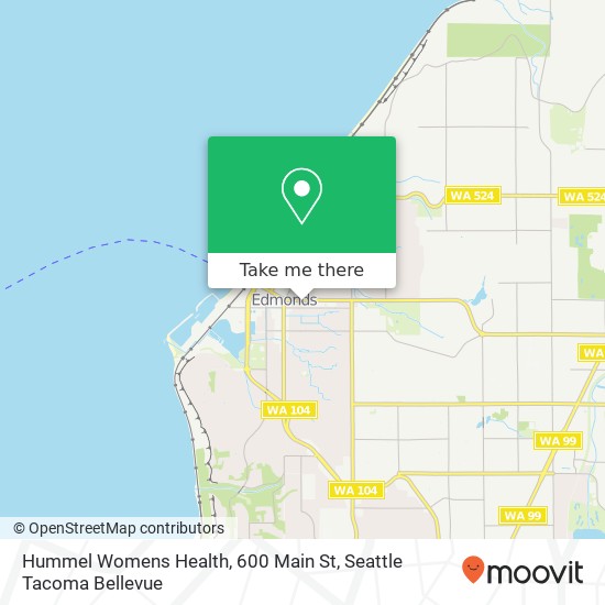 Mapa de Hummel Womens Health, 600 Main St