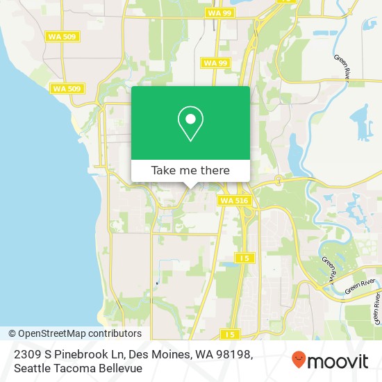 2309 S Pinebrook Ln, Des Moines, WA 98198 map