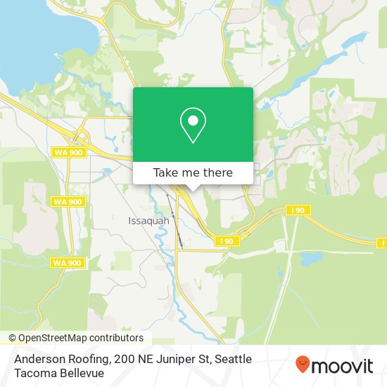 Mapa de Anderson Roofing, 200 NE Juniper St