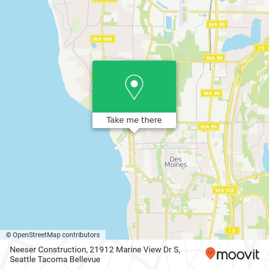 Neeser Construction, 21912 Marine View Dr S map