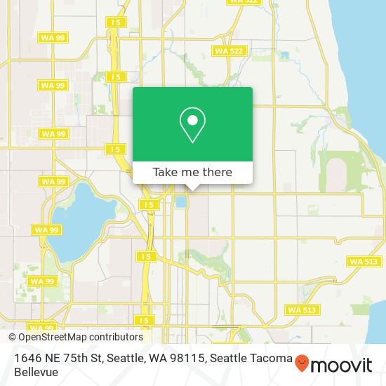 1646 NE 75th St, Seattle, WA 98115 map
