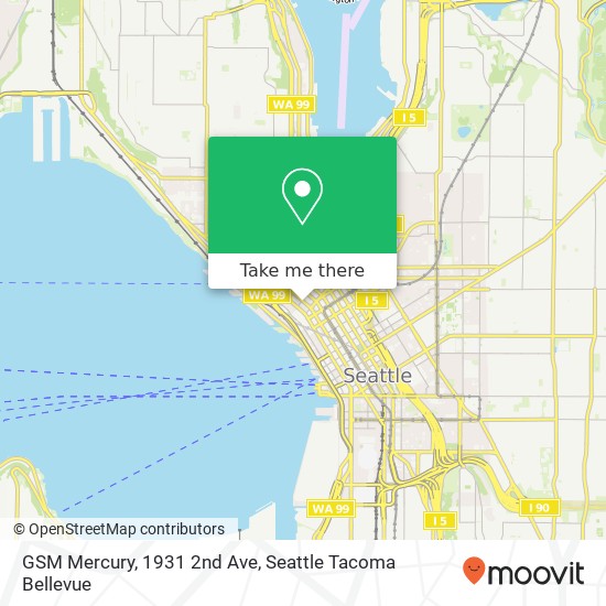 GSM Mercury, 1931 2nd Ave map