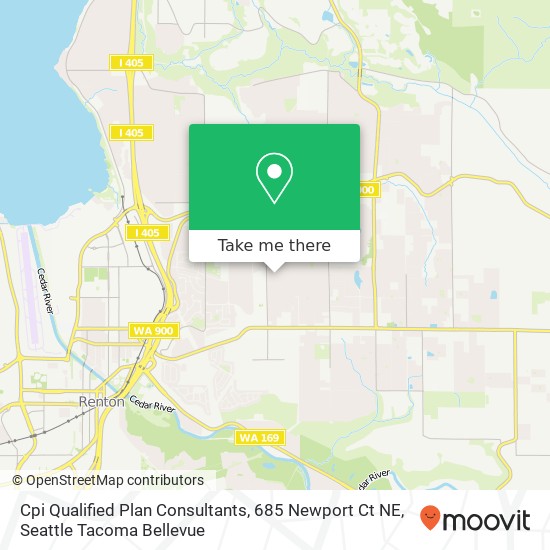 Mapa de Cpi Qualified Plan Consultants, 685 Newport Ct NE