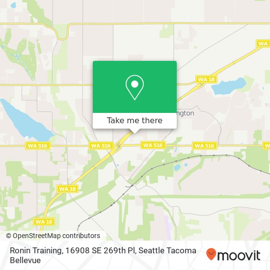 Ronin Training, 16908 SE 269th Pl map