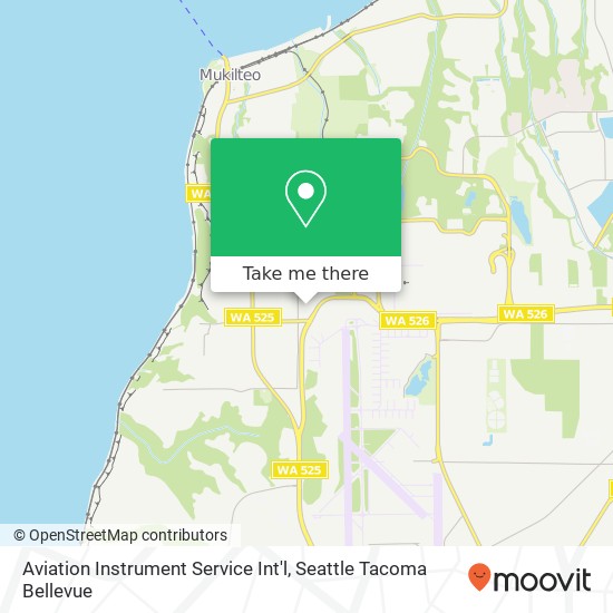 Aviation Instrument Service Int'l map