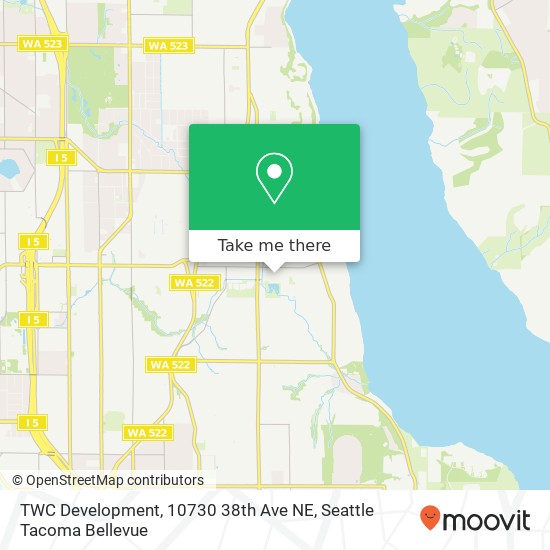 TWC Development, 10730 38th Ave NE map