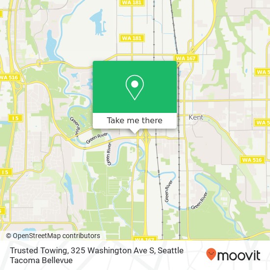 Trusted Towing, 325 Washington Ave S map