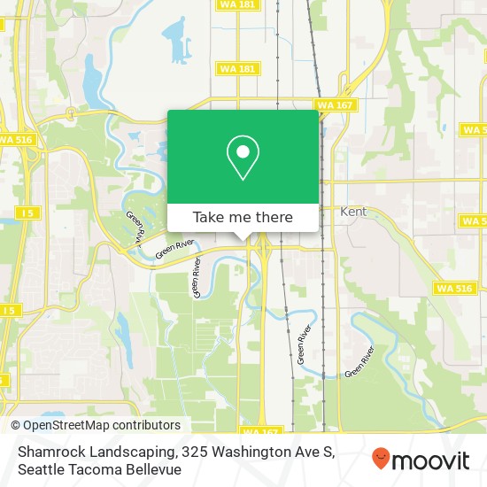 Shamrock Landscaping, 325 Washington Ave S map