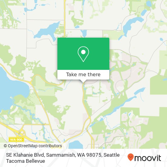 Mapa de SE Klahanie Blvd, Sammamish, WA 98075