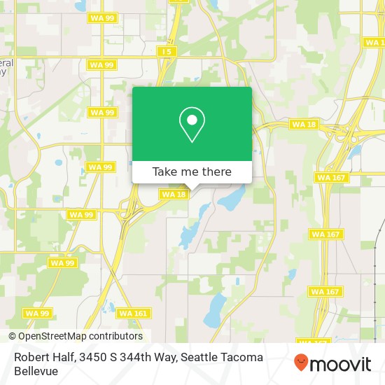 Mapa de Robert Half, 3450 S 344th Way
