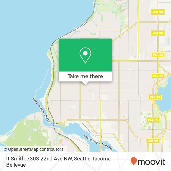 Mapa de It Smith, 7303 22nd Ave NW