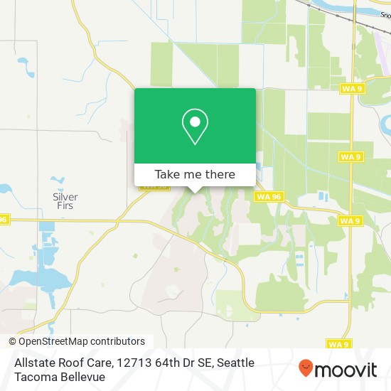 Mapa de Allstate Roof Care, 12713 64th Dr SE