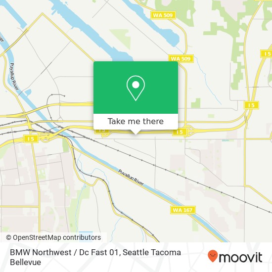 BMW Northwest / Dc Fast 01 map