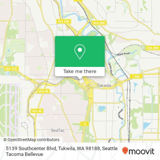 5139 Southcenter Blvd, Tukwila, WA 98188 map