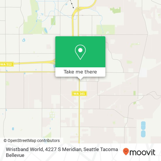 Mapa de Wristband World, 4227 S Meridian