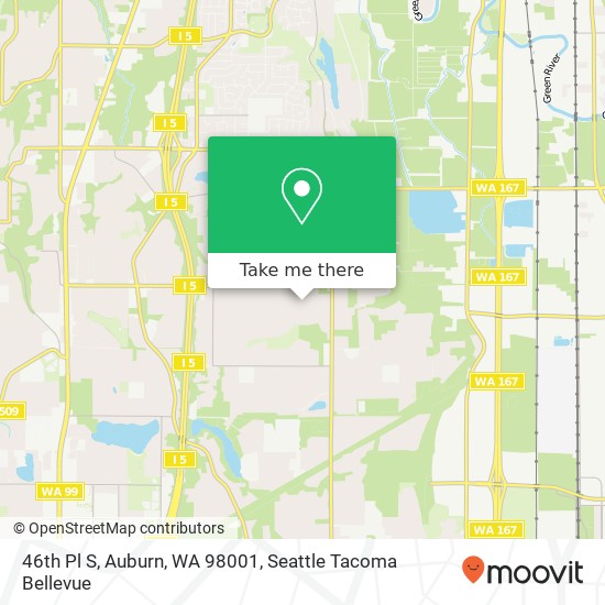 46th Pl S, Auburn, WA 98001 map