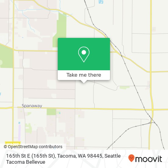 165th St E (165th St), Tacoma, WA 98445 map