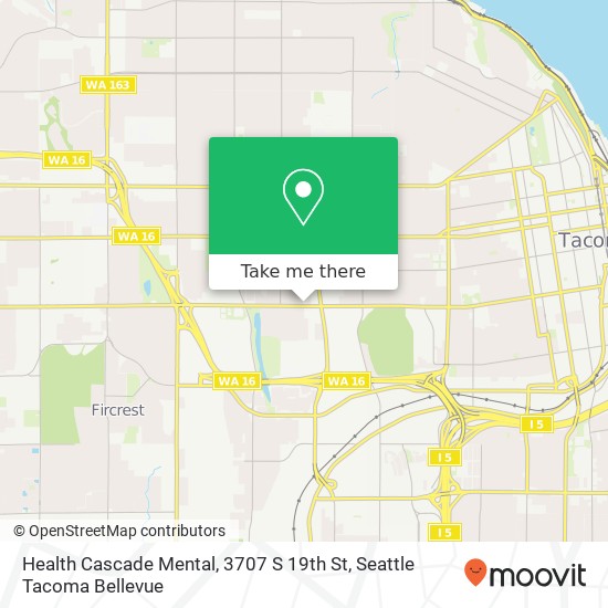 Health Cascade Mental, 3707 S 19th St map