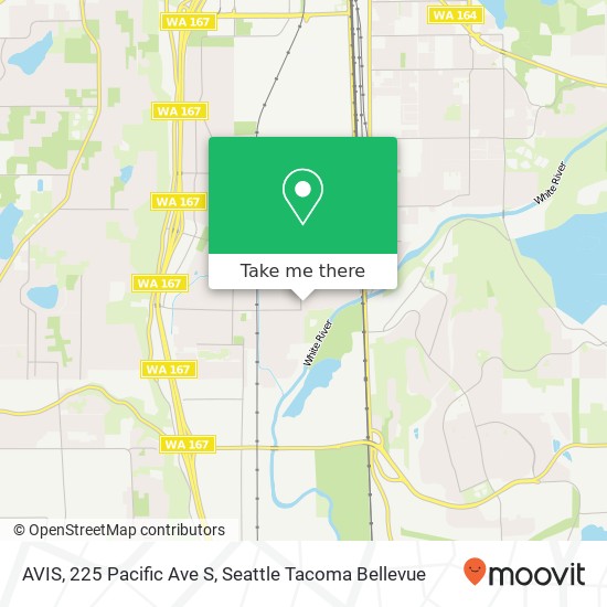 Mapa de AVIS, 225 Pacific Ave S