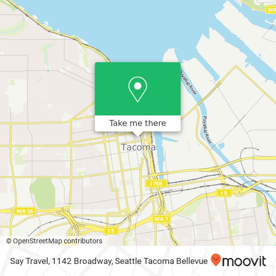 Say Travel, 1142 Broadway map