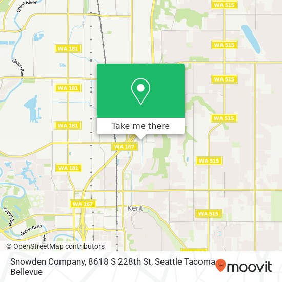 Snowden Company, 8618 S 228th St map