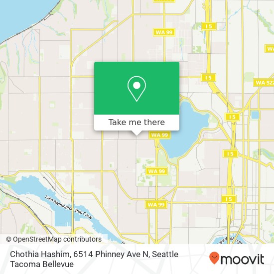 Mapa de Chothia Hashim, 6514 Phinney Ave N