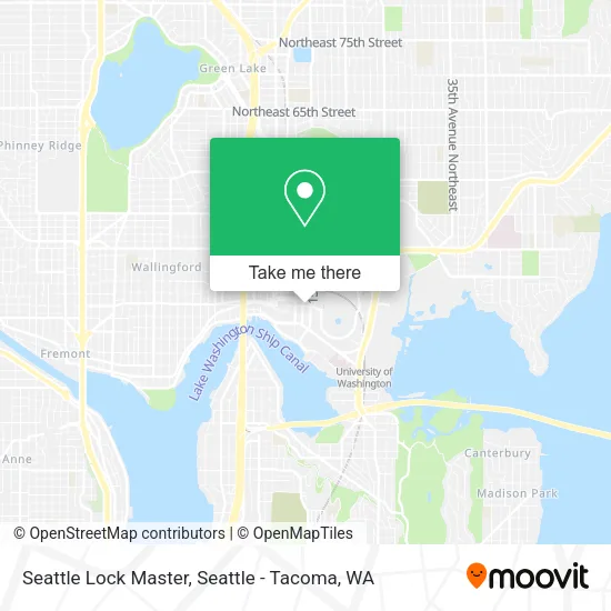 Mapa de Seattle Lock Master