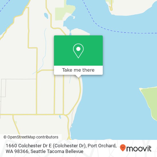 Mapa de 1660 Colchester Dr E (Colchester Dr), Port Orchard, WA 98366