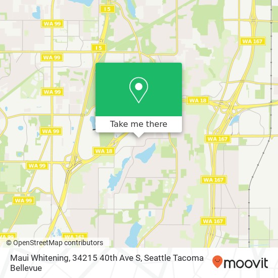 Mapa de Maui Whitening, 34215 40th Ave S